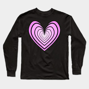 Rosy Heart (Pink) Long Sleeve T-Shirt